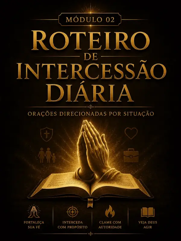 Capa do módulo 02 - Roteiro de intercessão diária por situação